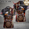 Maxcorners Patriot Eagle Darts Personalized Name 3D Unisex Shirt