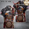 Maxcorners Patriot Eagle Darts Personalized Name 3D Unisex Shirt