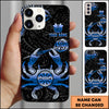 Maxcorners Darts Gold Tribal Crab Dartboard Multicolor Personalized Name 3D Phone Case