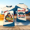 Maxcorners Bassquatch Mine's So Big I Have To Use Two Hands Patriotic Fishing Shirt, Funny Fishing Shirt