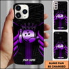 Maxcorners Bowling King Crab Multicolor Personalized Name 3D Phone Case