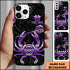 Maxcorners Darts Gold Tribal Crab Dartboard Multicolor Personalized Name 3D Phone Case