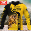 Maxcorners Personalized Name Bee Kind All Over Printed Unisex Shirt LM1304