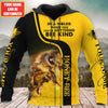 Maxcorners Personalized Name Bee Kind All Over Printed Unisex Shirt LM1304