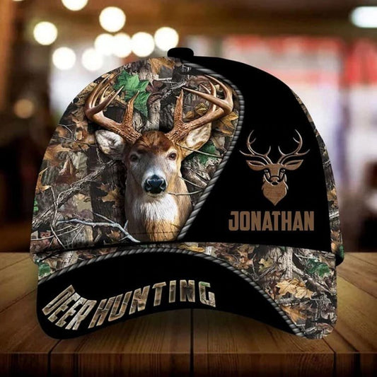 Maxcorners Colorful Deer Hunting Cap 3D Customize Classic Deer Cap for Hunting Lovers LM0402