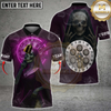 Maxcorners Darts Grim Reaper Nun Multicolor Customized Name, Team Name 3D Shirt