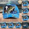 Maxcorners Fishing Christian Outdoorsman American Custom Name Personalized Cap (11 Fish Species)