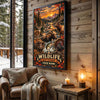 Maxcorners Hunting Freedom Mountain Wilderness Personalized Canvas Wall Art