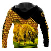 Maxcorners Personalized Name Queen Bee All Over Printed Unisex Shirt LM1304