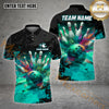 Maxcorners Bowling Graffiti Art Jersey Personalized Name, Team Name 3D Shirt (4 colors)