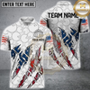 Maxcorners Bowling American Flag Scratch Torn Design Personalized Name 3D Shirt For Women