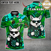 Maxcorners Graffiti Wolf Darts Multicolor Customized Name, Team Name 3D Shirts