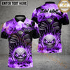 Maxcorners Golf Flaming Evil Ball Personalized Name, Team Name 3D Shirt (4 Colors)