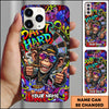 Maxcorners Darts Graffiti Monkey Dartboard Multicolor Personalized Name 3D Phone Case