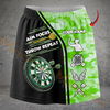 Maxcorners Darts Camo Aim Focus Throw Repeat Personalized 3D Skirts With Shorts