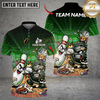 Maxcorners Bowling And Pins Funny Beer Drunken Fighting Customized Name, Team Name 3D Shirt (4 Colors)