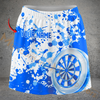 Maxcorners Darts Paint Splatter Dartboard Personalized 3D Skirts With Shorts