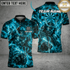 Maxcorners Darts Fierce Bull & Flaming Dartboard Graphic Multicolor Customized Name, Team Name 3D Shirts