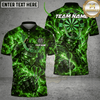Maxcorners Darts Fierce Bull & Flaming Dartboard Graphic Multicolor Customized Name, Team Name 3D Shirts