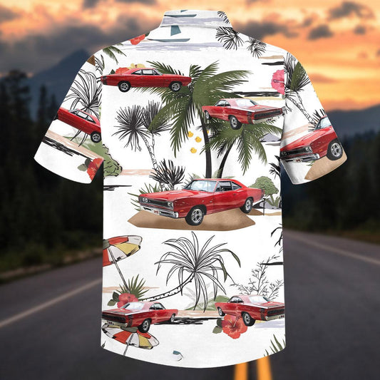 Maxcorners Personalized Car Vintage 1969 Dodge Super Bee Hawaiian Shirt