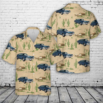 Maxcorners Personalized 1970 Oldsmobile 442 Car Hawaiian Shirt, Custom Photo Car Aloha Shirts