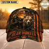 Maxcorners Hunting Orange Black Hunter Personalized 3D Cap