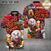 Maxcorners Golf Beer Graffiti Character Funny Drunk Personalized Name, Team Name 3D Shirt (6 Colors)