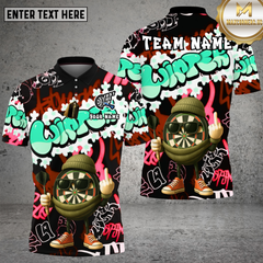 Maxcorners Graffiti Style Dartboard Street Art Multioptions Personalized Name, Team Name Unisex 3D Shirt (4 Colors)