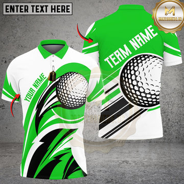Maxcorners Golf Dancing Strike Personalized Name, Team Name 3D Shirt (4 Colors)