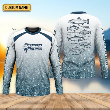 Maxcorners Pro Fishing Shirt for Men, Long Sleeve UPF Performance Fishing Shirt, Bass Angler Shirt