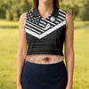 Maxcorners Personalized Hairy Beer Belly Golf Polo Shirt, Women's Golf Polo, Ladies Golf Top LM1507
