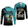 Maxcorners Monster Fishing Shirt, Life Is Good Fishing Makes It Better SPF Shirts, Fishing Shirts For Men, Fisherman Gift