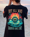 Maxcorners Not All Who Wander Are Lost Compass Beach All Over Print LM2101