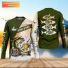 Maxcorners Here Fishy Fishy Funny Fishing Shirt, Fisherman Beer Shirt For Men, Custom Fishing Gift
