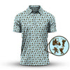 Maxcorners Crazy Golf Pattern Shirt, Bigfoot Golf Shirt For Men, Golf Gift For Golfer