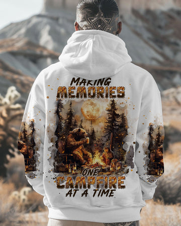 Maxcorners Making Memories One Campfire At A Time Bear All Over Print LM2101