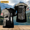 Maxcorners Custom Camo Patriotic Fishing Shirt, Fishing UPF Shirts, Fishing Gifts For Men, Men's Fishing Shirt