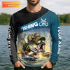 Maxcorners Funny Fishing Humor UPF Shirt, Personalized Bass Fishing Shirt for Men