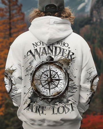 Maxcorners Not All Who Wander Are Lost Compass All Over Print LM1501