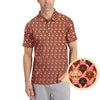 Maxcorners Pattern Golf Shirt For Dog Lovers, Dachshund Golf Shirt, Breast Cancer Golf Shirt, Funny Golf Shirt For Golfer