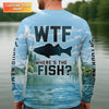 Maxcorners WTF Where’s The Fish, Bigfoot Fishing Personalized UPF Shirt