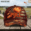 ( 6 Colors ) Maxcorners Trap Shooting American Flag Fire Flame Clay Pigeon Pull Shells Design Custom Name Classic Cap