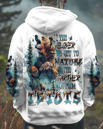 Maxcorners The Closer I Get To Nature Bear All Over Print LM2101