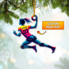Maxcorners Custom Name Handball Ornament, Gift for Handball Team 2D Flat LM2111