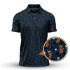 Maxcorners Dog Pattern Golf Shirt, Dachshund Golf Shirt, Golf Gift For Men, Funny Golf Shirt For Golfer