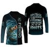 Maxcorners I'd Rather Be Fishing SPF Shirt, Funny Fishing Shirt, Long Sleeve Fishing Shirts, Gift For Fisherman