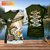 Maxcorners Here Fishy Fishy Funny Fishing Shirt, Fisherman Beer Shirt For Men, Custom Fishing Gift