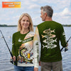 Maxcorners Here Fishy Fishy Funny Fishing Shirt, Fisherman Beer Shirt For Men, Custom Fishing Gift