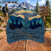 Maxcorners Hiking Mountain Forest Adventure Personalized Name 3D Cap