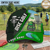 (8 Colors) Maxcorners Disc Golf Equipment & Flying Disc Personalized Name 3D Cap LM3009